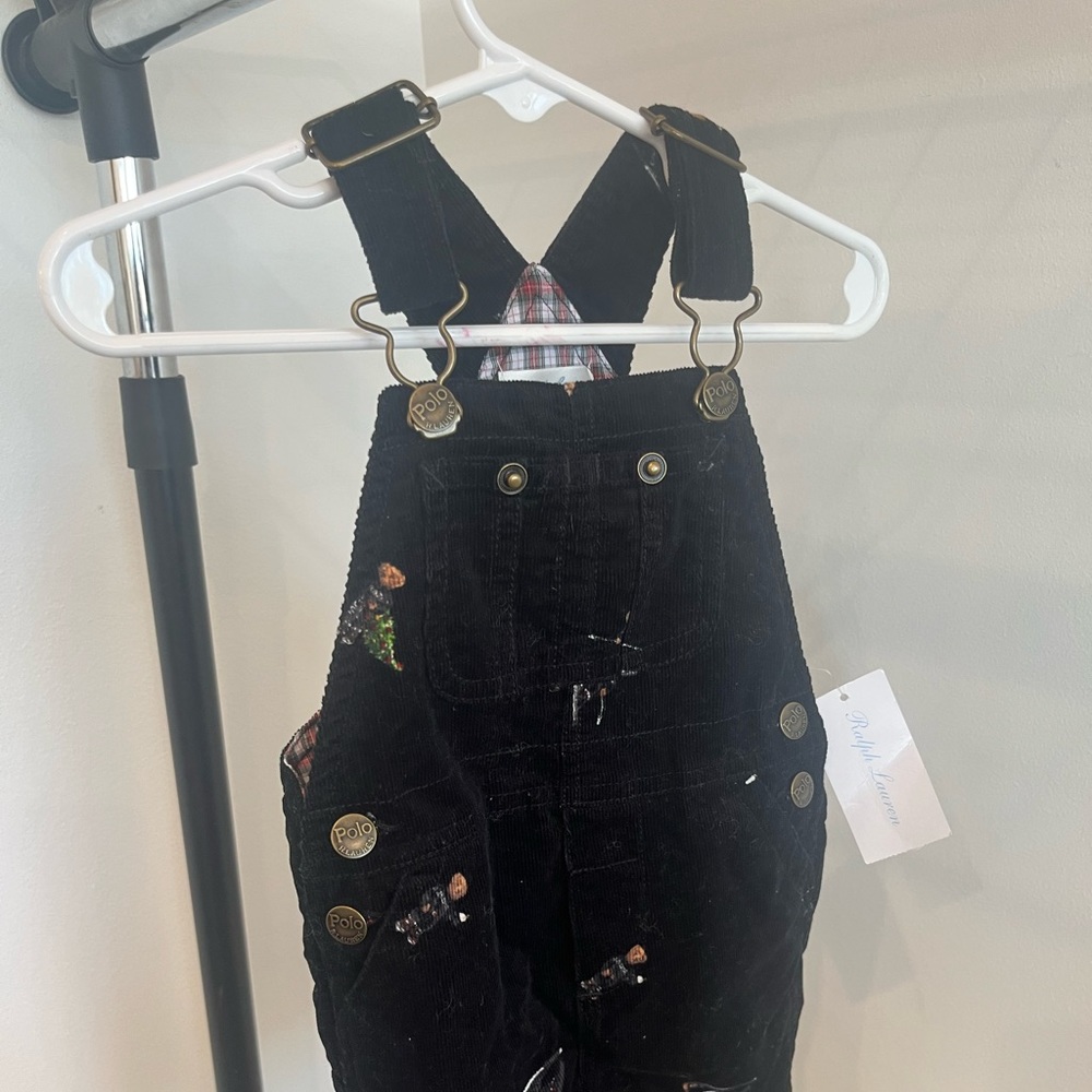 Ralph Lauren holiday overalls - 6 months